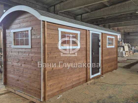 Баня «Буханочка» из бочковой термодоски №82600321
