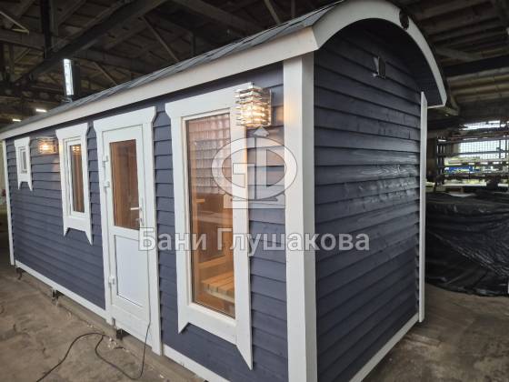 Каркасная баня «Буханочка» 6м №82600319